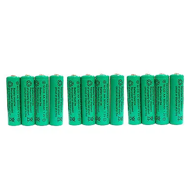 12 Pcs AA 900mAh Ni-Cd  Ni-Cad 1.2V Rechargeable Battery RC Solar Green US Stock • $17.76