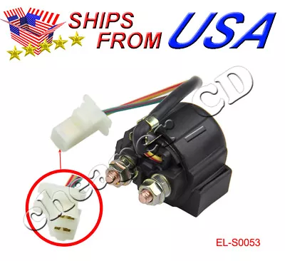 Solenoid Starter Relay Yamaha Kodiak 400 Raptor 50 Champ 100 YFM50 YFM100 YFM400 • $6.95