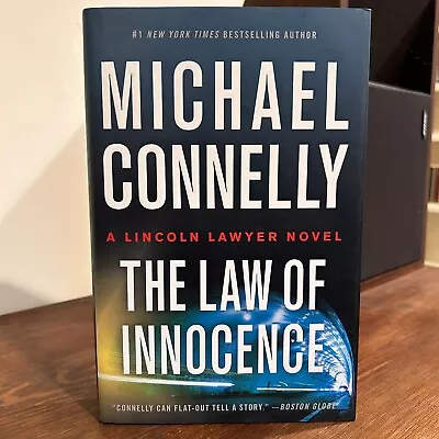 Signed 1st MICHAEL CONNELLY The Law Of Innocence HCDJ Lincoln Lawyer 2020 • $30