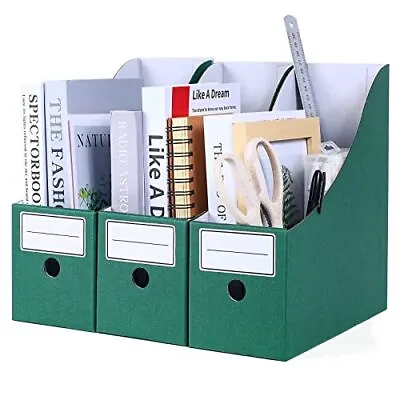 Magazine File Holder6 Pack Cardboard Magazine File HolderDocument OrganizerDe... • $26.18