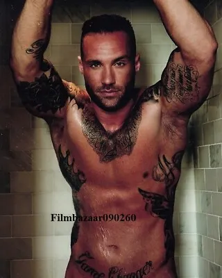 CALUM BEST - 10  X 8  Colour Photograph Bare Chested Modelling Shot • £2.40