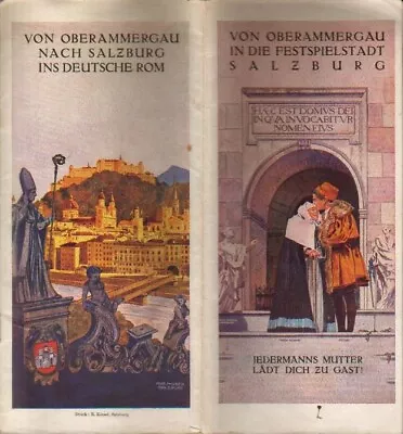 From Oberammergau To Salzburg Brochure SOL Bus Trips 1930 Bavaria Austria • $17.73