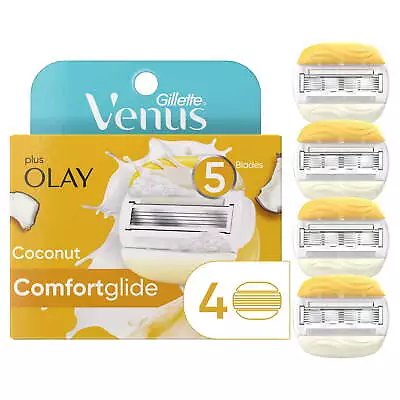 ComfortGlide Plus Olay Coconut Women's Razor Blade Refills 4 Cou • $22.67