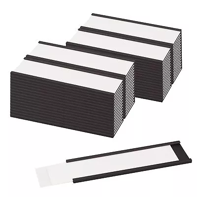 Magnetic Label Holder 4  X 1.2  50 Packs C Channel 300g White Paper Cards Pro... • $40.78