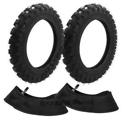 $64.50 • Buy 2.50x10 Inch Tube & Tire Combo QTY 2 Honda CRF50 XR50 Yamaha PW50 TTR50 TTR50E 