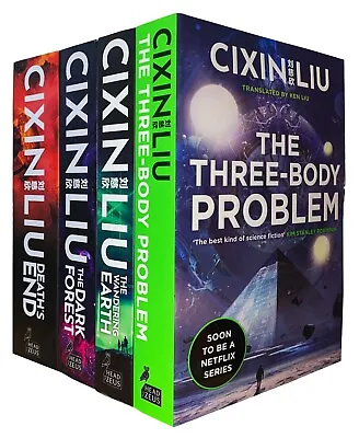 Three Body Problem Series By Cixin Liu 4 Books Collection Set Dark Forest NEW  • £39.99