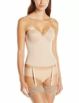 £45.83 • Buy Va Bien Women's Ultra-Lift Low Back Bustier Nude 36E