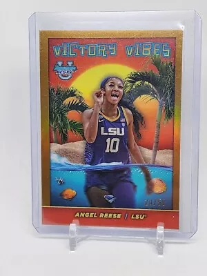 2023-24 Bowman Best University Basketball Angel Reese Victory Vibes Gold /50 • $29.99