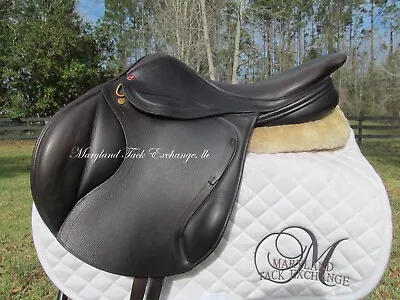 17.5  ALBION KONTACT LITE ADJUSTA MONOFLAP Cross Country Jumping Saddle-2021! • $3390