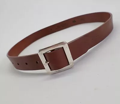 Dockers Leather Belt 30 Medium Full Grain Levis Strauss Brown 7124 • $20.66