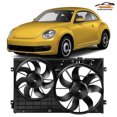 For 2006-2015 Volkswagen Jetta 2.0L Radiator Condenser Cooling Fan Assembly • $86.59