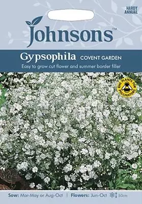 Gypsophila Covent Garden 1500 Fresh Seeds    Gypsophila Seeds    Flower Seeds • £1.75