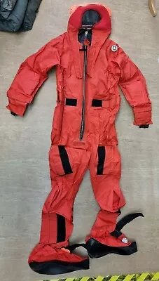 NEW Genuine RAF Issue Beaufort Orange Immersion Coverall Suit MK1 Size Large UK • £199.95