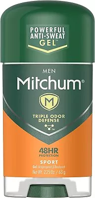 Mitchum Power Gel Anti-Perspirant Deodorant Sport 2.25 Oz ( Pack Of 5) • $26.92