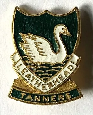 Leatherhead Tanners Football Club Badge - Coffer Northampton Vintage • £14