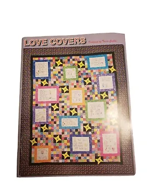 Vintage Tricia Cribbs Love Covers Quilt Pattern PB Book HTF Out Of Print OOP • $16.50