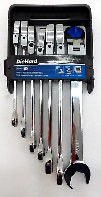 DieHard DHP55127 7 Pc. Metric Flex Head Ratching Wrench Set 12 Point 10-19mm • $31.45