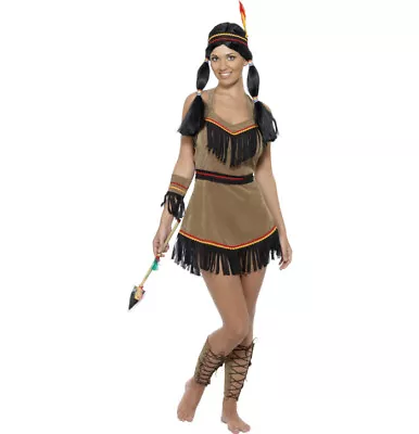 Native American Inspired Woman Costume Fancy Dress Indian Costume Party • £23.99