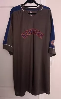 New York Mets Majestic Baseball Jersey Shirt Mens Size 4XLT                 /324 • $19