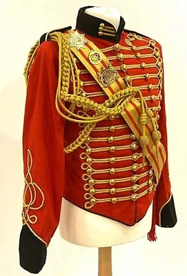 Ceremonial Red Hussar Officers Jacket With Aiguillette 5 Pieces Set • $375