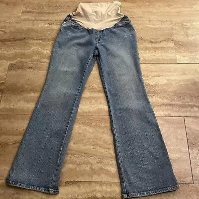 Maternity Jeans Motherhood Boot Cut Size S Boho • $11.18