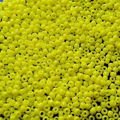 10g Opaque Dandelion Yellow TOHO Seed Beads Japanese 11/0-42 • £3.90