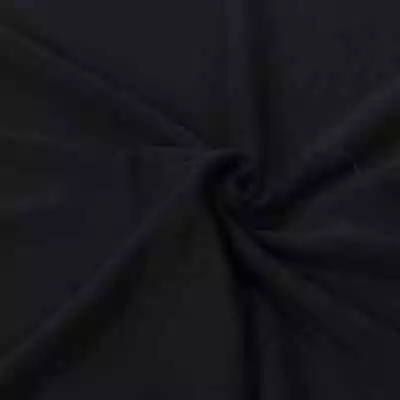 *Clearance* 100% Knitted Jersey Cotton  Fabric 58  BLACK • £0.99