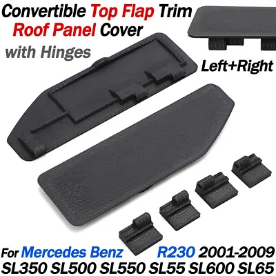 For Mercedes-Benz R230 SL Rear Edge Cover Trim Panel Roof Flap/Hinges BOTH SIDES • $34.99