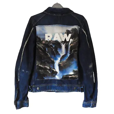 G-star Raw X Jaden Smith D-staq 3d Deconstruct Jacket Denim Blue Xs • £44.95