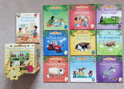 £6.50 • Buy Usborne Farmyard Tales Apple Tree Farm Stories Cookbook Jigsaw Bundle, 11 Items