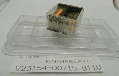 $37.53 • Buy 1x Siemens Comb Relay V23154-D0715-B110 ELECTROMECHANICAL RELAY