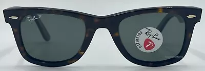 Ray-Ban Wayfarer Tortoise Polarized Sunglasses RB2140 902/58 54mm New Authentic • $121.50