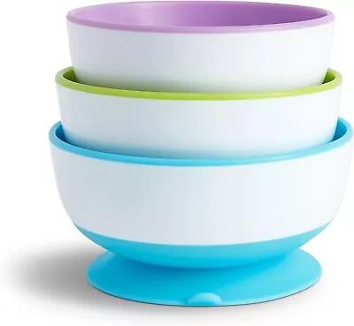 Stay Put Baby Suction Bowl Set For Weaning Baby Feeding Dish Pack For Babies • £7.77