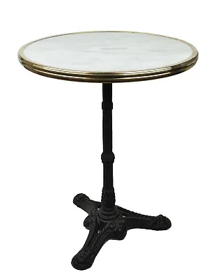 20  French White Marble Bistro Table B-stock - Free Shipping ! #1409 • $229.99