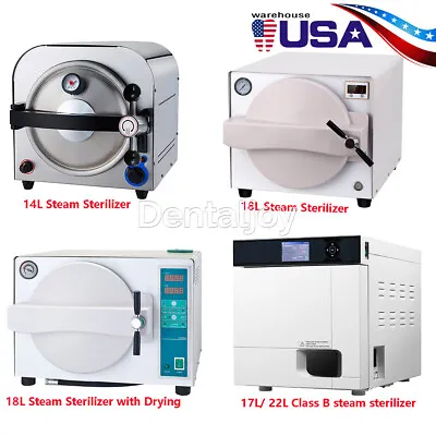 Dental Medical Autoclave Steam Sterilizer/Class B Steam Sterilizer Vacuum Drying • $469.20