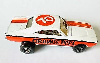 Vintage Matchbox 1971 Dodge Charger  Orange Peel  #74 Mopar Muscle Car Dragster • $34.95