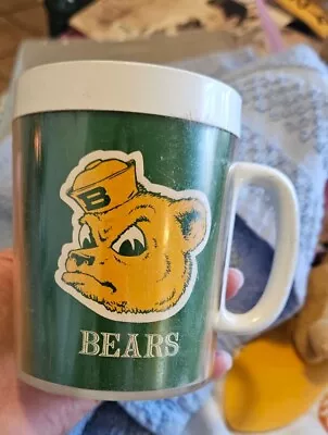 Vintage Thermo-Serv Insulated Coffee Mug Baylor University Bears • $10