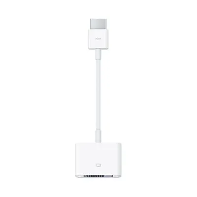 APPLE P/n: MJVU2AM/A    Adapter  HDMI (Male)  To  DVI  (female) White   • $10.99