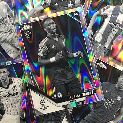 2021-22 Topps Chrome UEFA UCL ZLATAN IBRAHIMOVIC_ Black & White Ray Wave #116 • $4.99