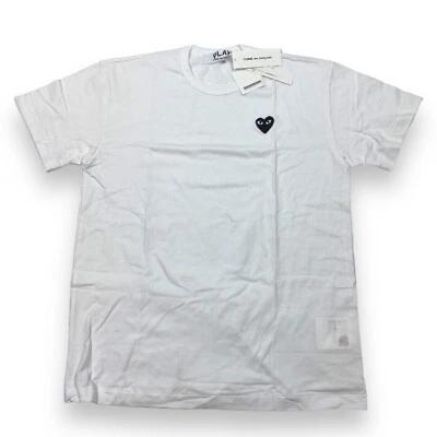 £60 • Buy Commes Des Garcons Play T Shirt - White - Xxl