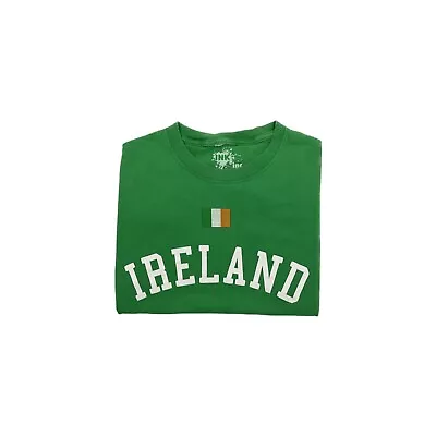 Ireland T-Shirt - Irish Lucky Green Flag Short Sleeve Tee - Mens Small • $24.99