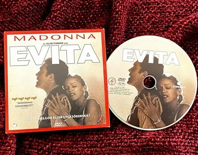 Madonna Evita Promo Sweden Dvd Picture Disc Widescreen Cinergi Film Buenos Aires • $120