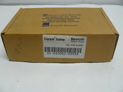 Mannesmann Rexroth Gt-010062-03939 Ceram Valve 5/2 New • $69.99