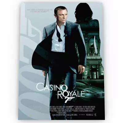 Casino Royale James Bond 007 Movie Poster Satin Archival Stunning A1 A2 A3 • £12.99