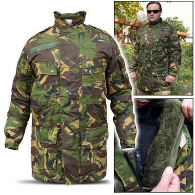 £34.15 • Buy Jacket Parka M65 Dutch Army DPM Woodland GORETEX Waterproof Liner Winter Fur
