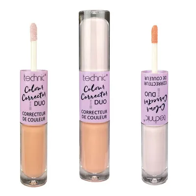 Technic Colour Corrector Concealer Duo Correct Cover Conceal Blemish Correcting • £2.99