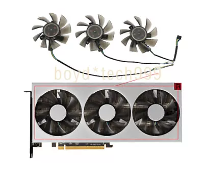 FD8015H12S Fan For Amd XFX Radeon VII RadeonVII Graphics Video Card Cooler Fans • $9.67