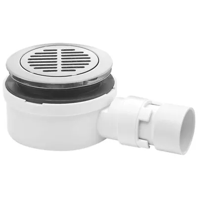 McAlpine Shower Trap 1 1/2  Solvent Weld Outlet Slim Steel White Waste 90 Mm • £23.39