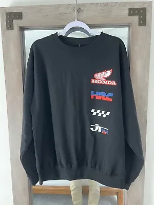Vintage Honda JT Racing Mx Dirt Bike Crewneck Sweatshirt Men’s XL Cbr Crf Rare • $40