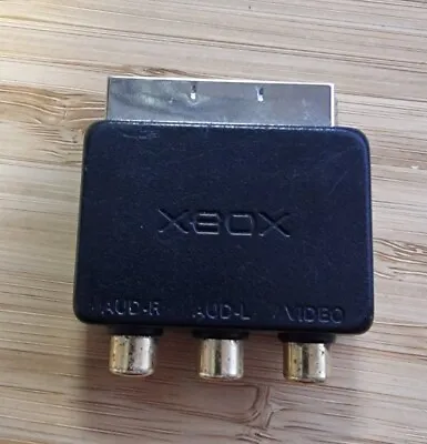 Official  OG Xbox  RGB Scart To 3 RCA Composite AV Adapter - Microsoft • £3.99